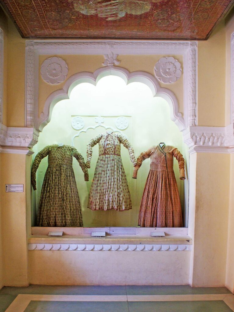 a view of the textile gallery