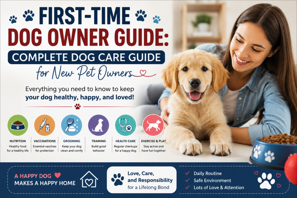 First-Time Dog Owner Guide: Complete Dog Care Guide for New Pet Owners